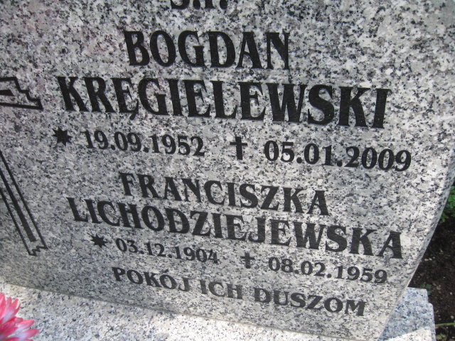 Bogdan Kręgielewski 1952 Kłodzko - Grobonet - Wyszukiwarka osób pochowanych