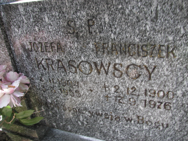 Franciszek Krasowski 1900 Kłodzko - Grobonet - Wyszukiwarka osób pochowanych