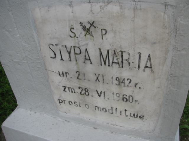 Maria Stypa 1942 Kłodzko - Grobonet - Wyszukiwarka osób pochowanych