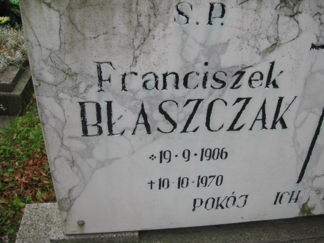 Franciszek Błaszczak 1906 Kłodzko - Grobonet - Wyszukiwarka osób pochowanych