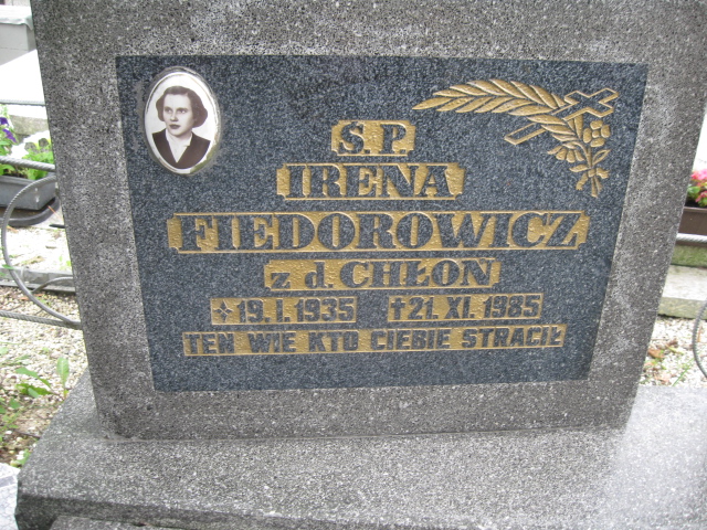 Irena Fiedorowicz 1935 Kłodzko - Grobonet - Wyszukiwarka osób pochowanych