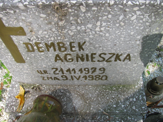 Agnieszka Dembek 1979 Kłodzko - Grobonet - Wyszukiwarka osób pochowanych