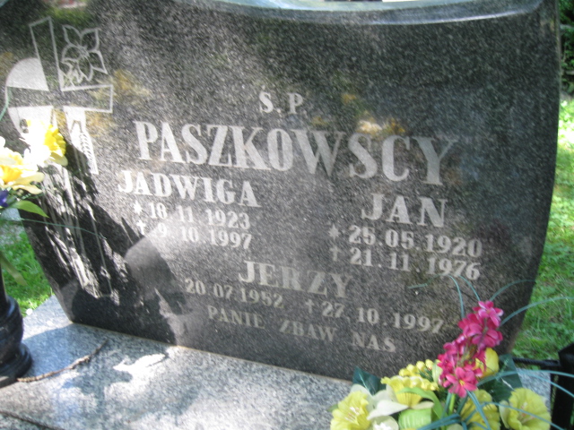 Jan Paszkowski 1920 Kłodzko - Grobonet - Wyszukiwarka osób pochowanych