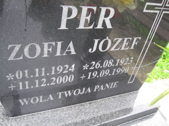 Józef Per 1923 Kłodzko - Grobonet - Wyszukiwarka osób pochowanych