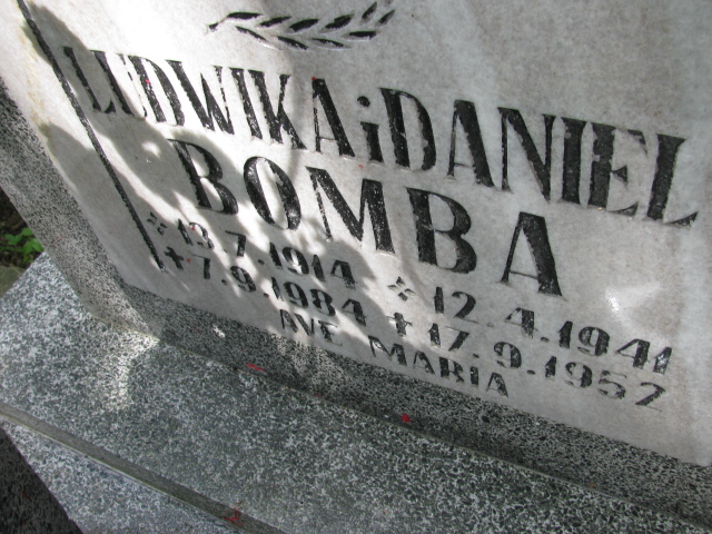 Daniel Bomba 1941 Kłodzko - Grobonet - Wyszukiwarka osób pochowanych