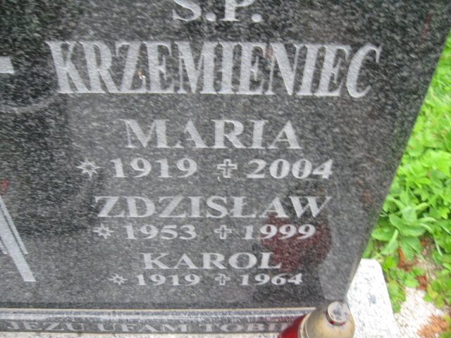 Karol Krzemieniec 1919 Kłodzko - Grobonet - Wyszukiwarka osób pochowanych