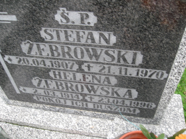 Stefan Żebrowski 1907 Kłodzko - Grobonet - Wyszukiwarka osób pochowanych