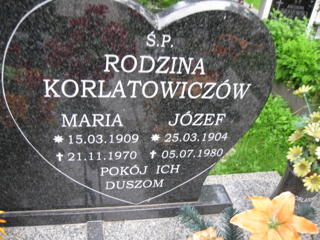 Maria Korlatowicz 1909 Kłodzko - Grobonet - Wyszukiwarka osób pochowanych