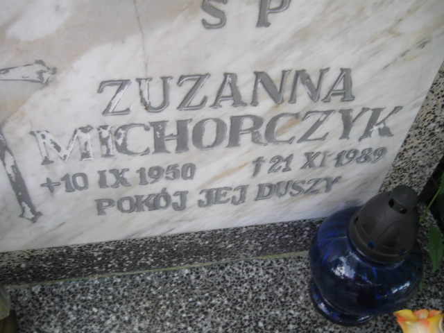 Zuzanna Michorczyk 1950 Kłodzko - Grobonet - Wyszukiwarka osób pochowanych