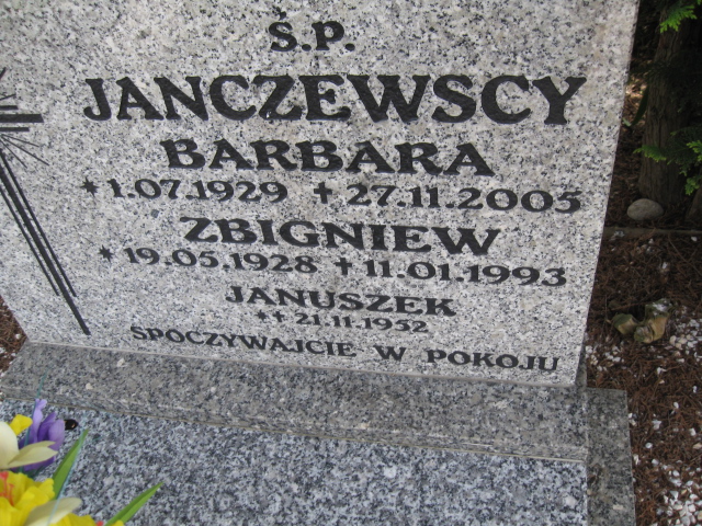 Janusz Janczewski 1952 Kłodzko - Grobonet - Wyszukiwarka osób pochowanych