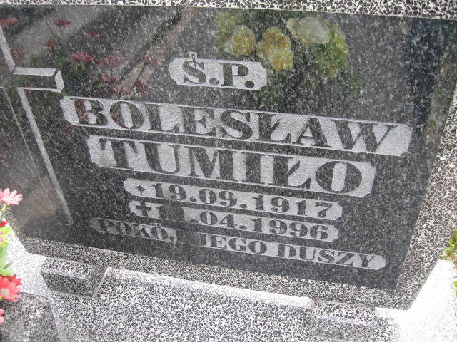 Bolesław Tumiło 1917 Kłodzko - Grobonet - Wyszukiwarka osób pochowanych