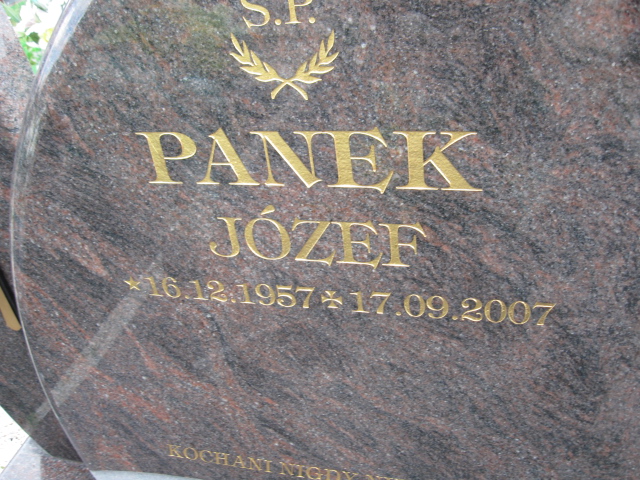 Józef Panek 1957 Kłodzko - Grobonet - Wyszukiwarka osób pochowanych