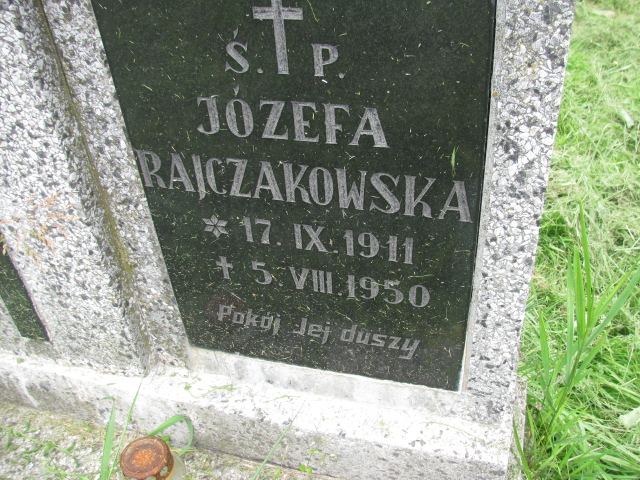 Józefa Rajczakowska 1911 Kłodzko - Grobonet - Wyszukiwarka osób pochowanych